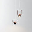 Iron Frame Tilting Pendant Light