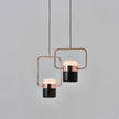 Iron Frame Tilting Pendant Light