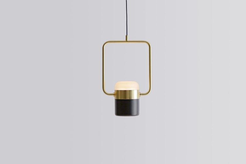 Iron Frame Tilting Pendant Light