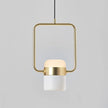 Iron Frame Tilting Pendant Light