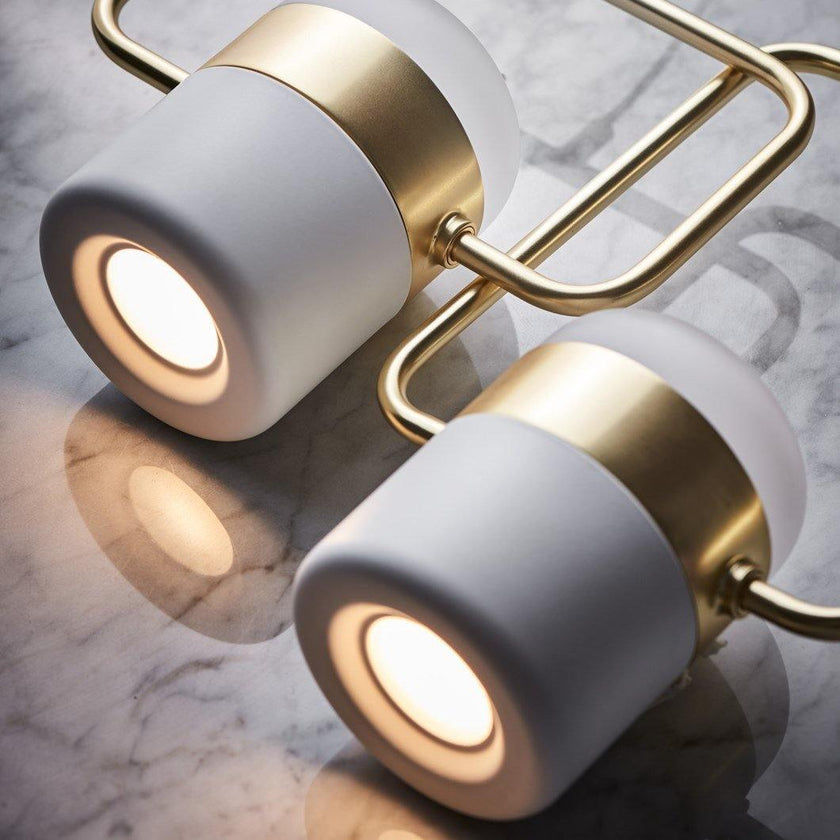 Iron Frame Tilting Pendant Light