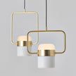 Iron Frame Tilting Pendant Light