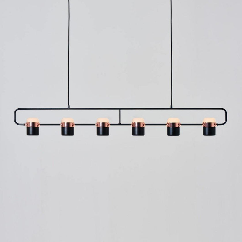 Iron Frame Tilting Pendant Light