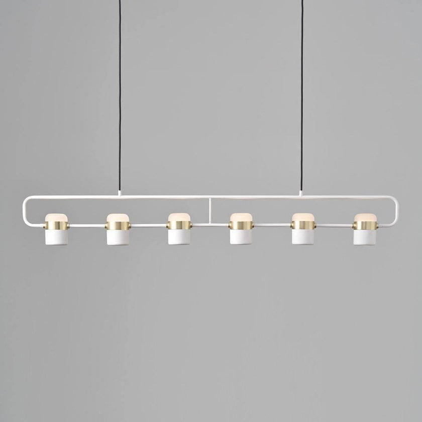 Iron Frame Tilting Pendant Light