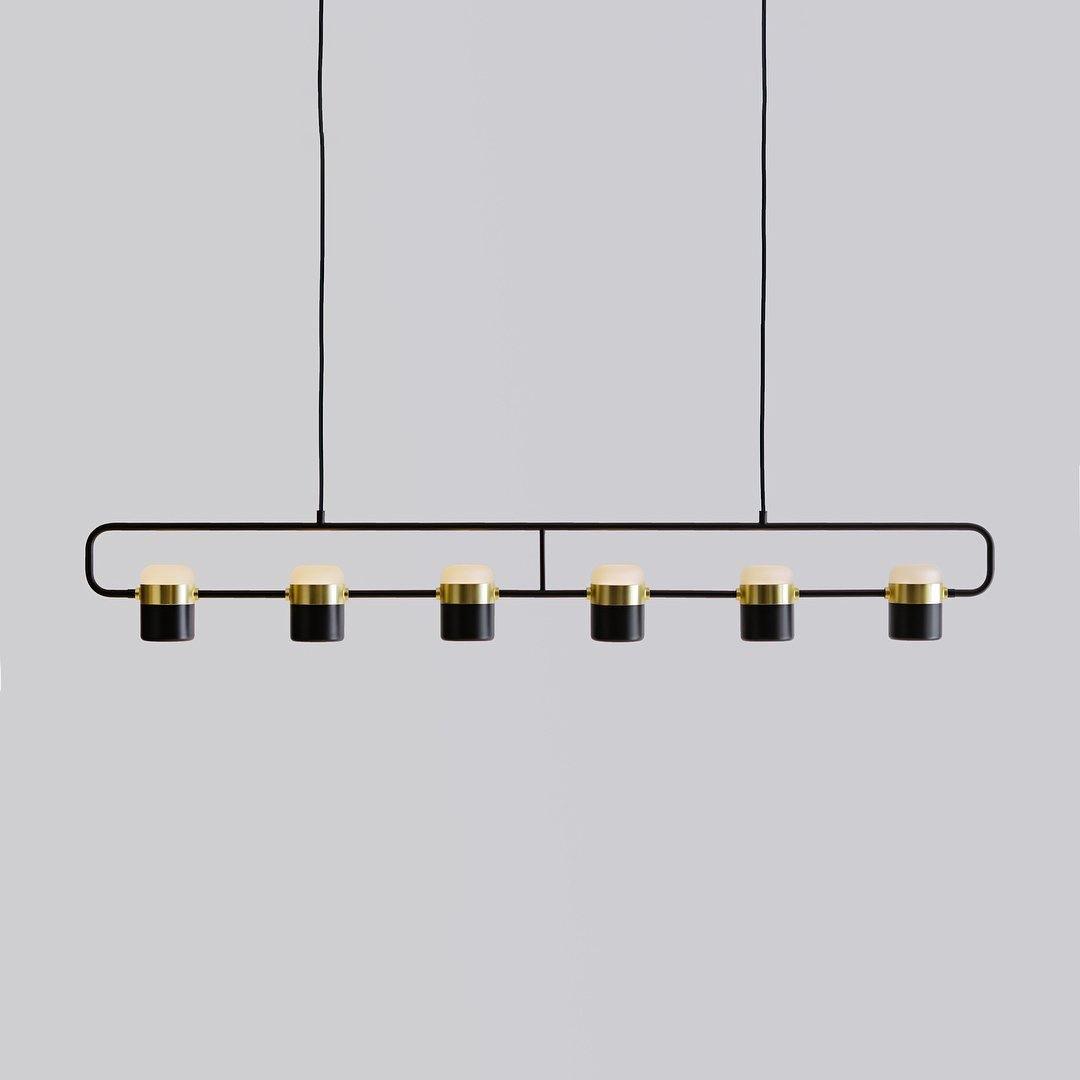 Iron Frame Tilting Pendant Light