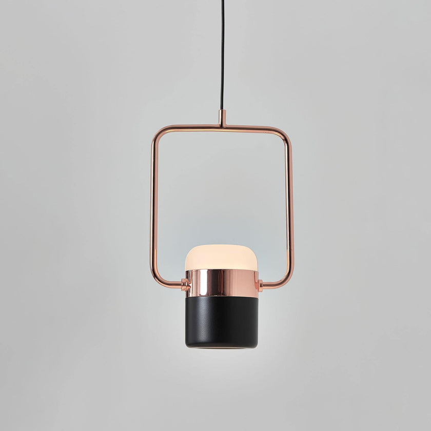 Iron Frame Tilting Pendant Light