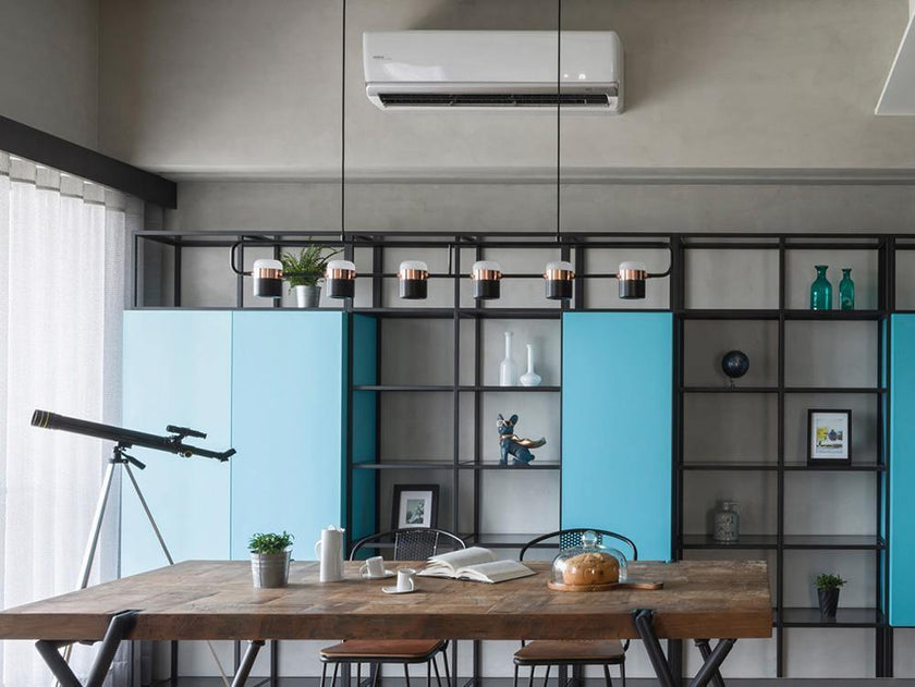 Iron Frame Tilting Pendant Light