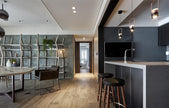 Iron Frame Tilting Pendant Light