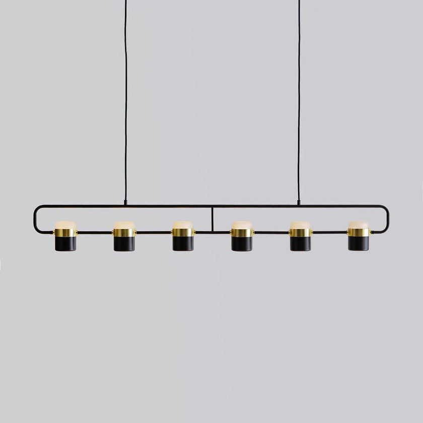 Iron Frame Tilting Pendant Light
