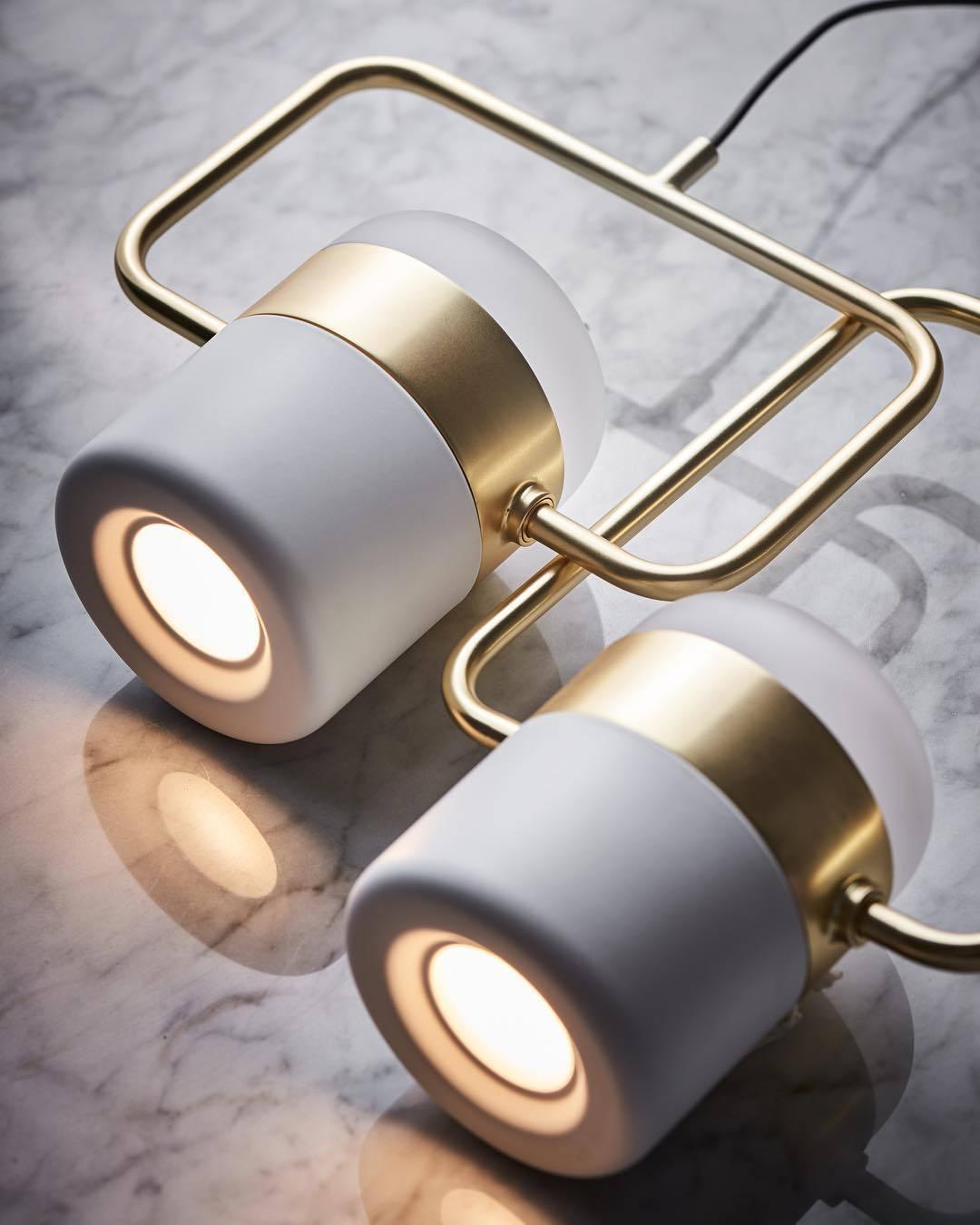 Iron Frame Tilting Pendant Light