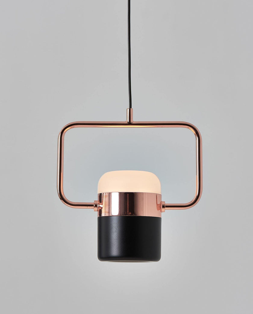 Iron Frame Tilting Pendant Light