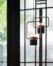 Iron Frame Tilting Pendant Light