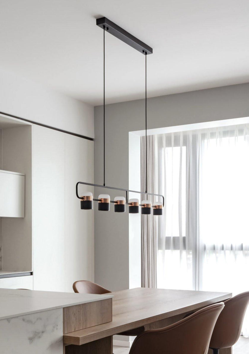 Iron Frame Tilting Pendant Light