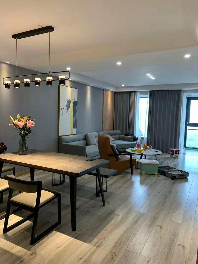 Iron Frame Tilting Pendant Light