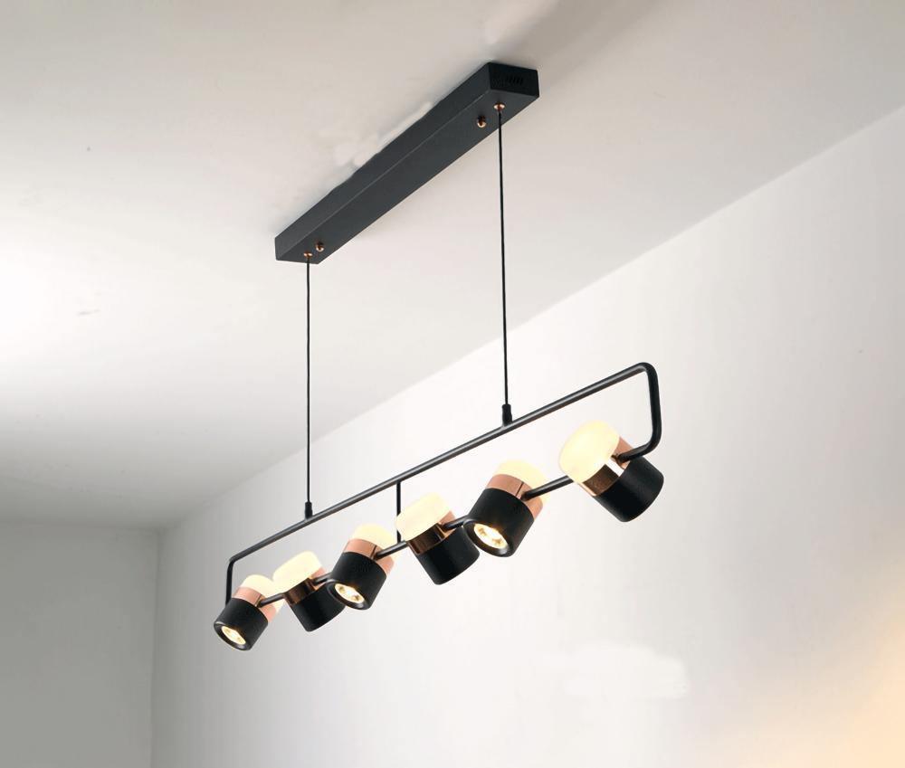 Iron Frame Tilting Pendant Light