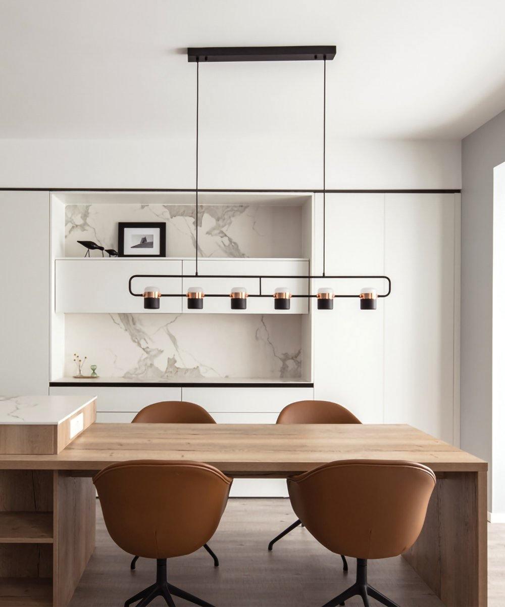 Iron Frame Tilting Pendant Light