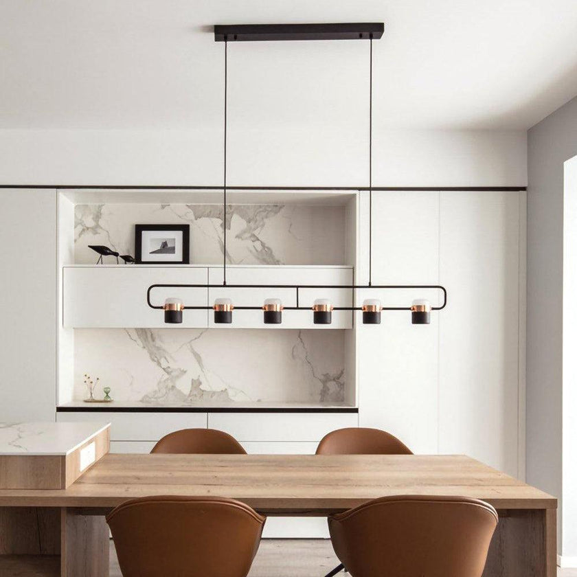 Iron Frame Tilting Pendant Light