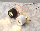 Iron Frame Tilting Pendant Light