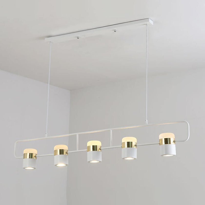 Iron Frame Tilting Pendant Light
