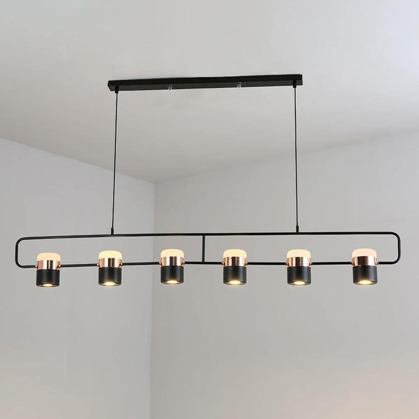 Iron Frame Tilting Pendant Light