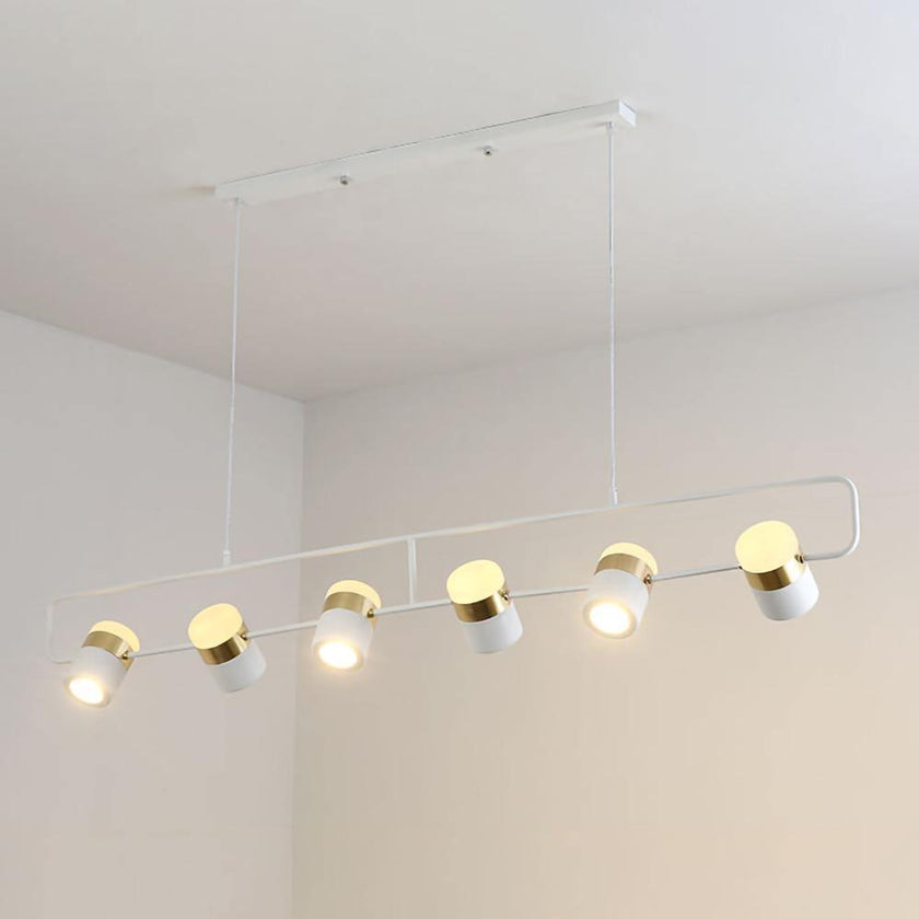 Iron Frame Tilting Pendant Light