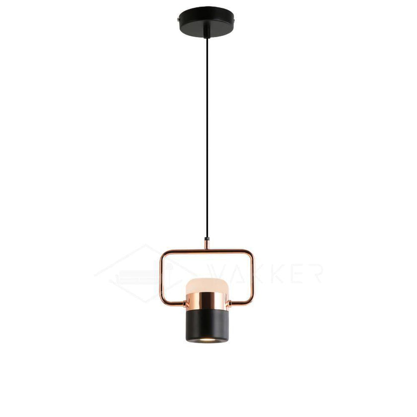 Iron Frame Tilting Pendant Light