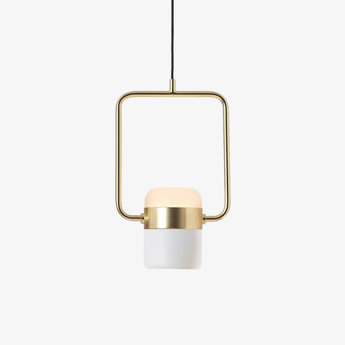 Iron Frame Tilting Pendant Light