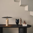 Minimalist Yellow Travertine Table Lamp
