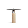 Minimalist Yellow Travertine Table Lamp