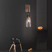 Scandinavian Brass Glass Wall Sconce