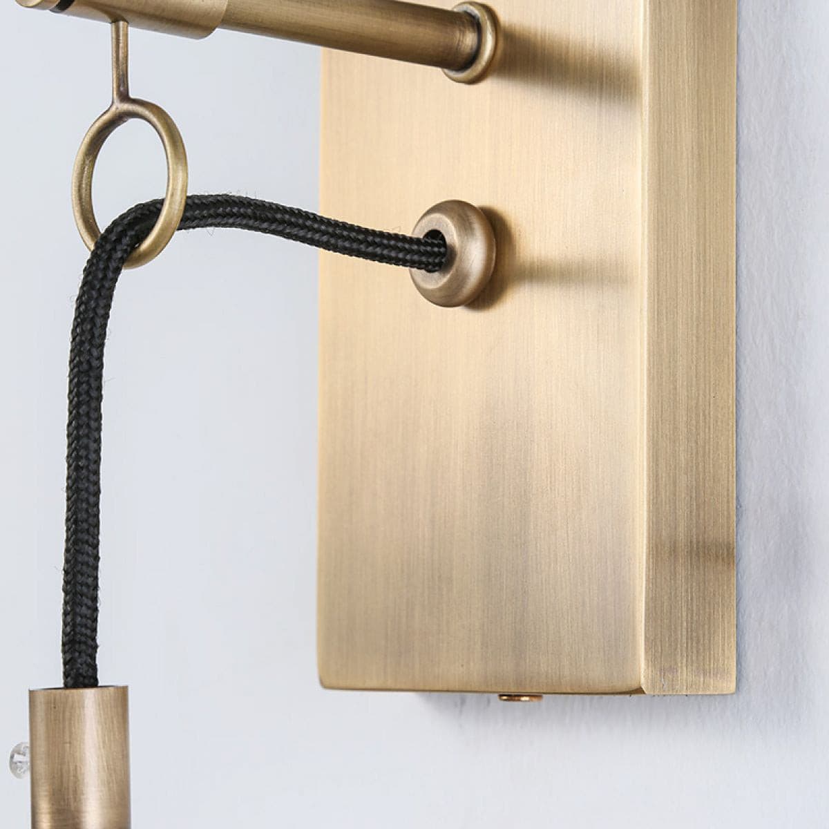 Scandinavian Brass Glass Wall Sconce