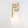 Scandinavian Brass Glass Wall Sconce