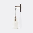 Scandinavian Brass Glass Wall Sconce