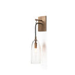 Scandinavian Brass Glass Wall Sconce