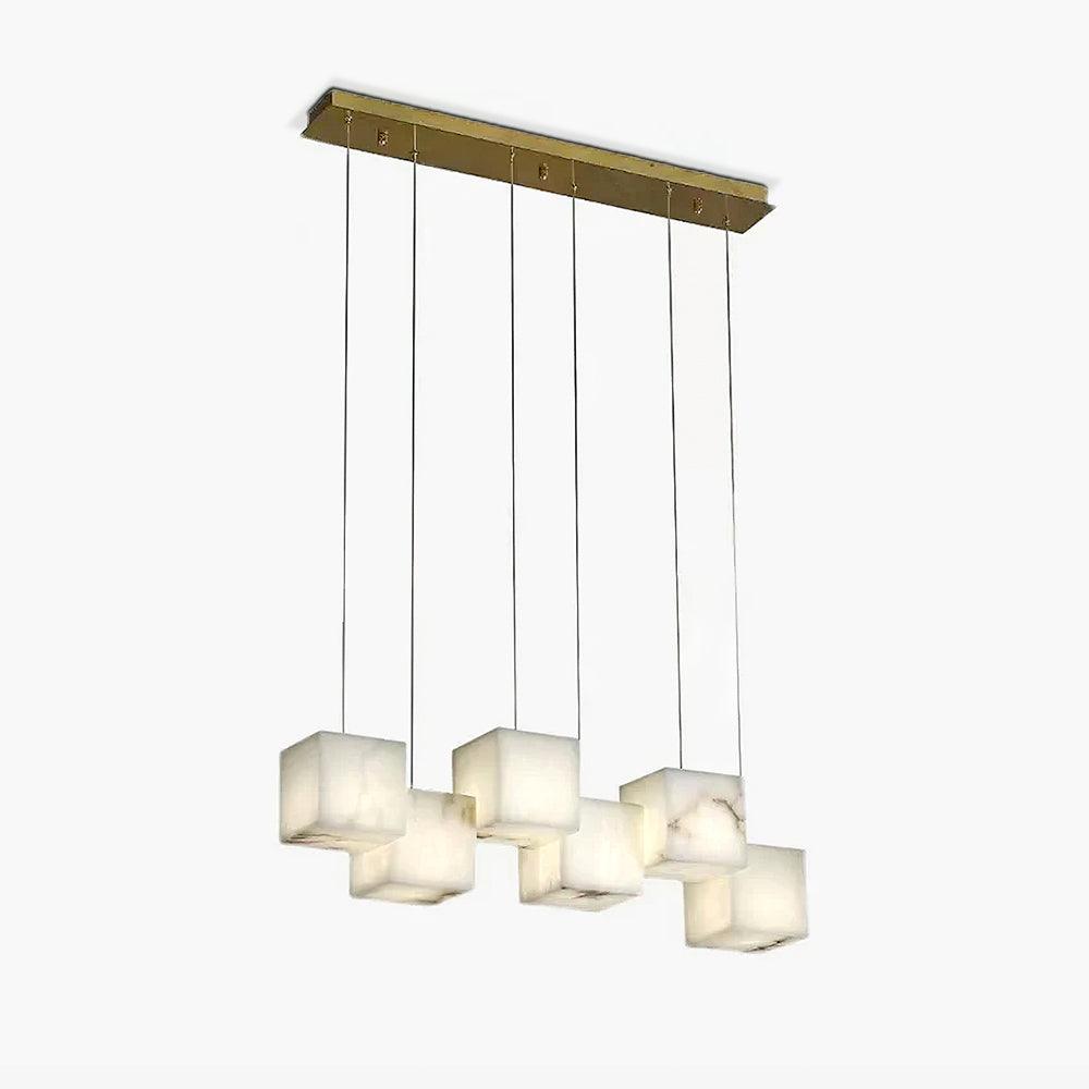 Alabaster Linear Bar Chandelier