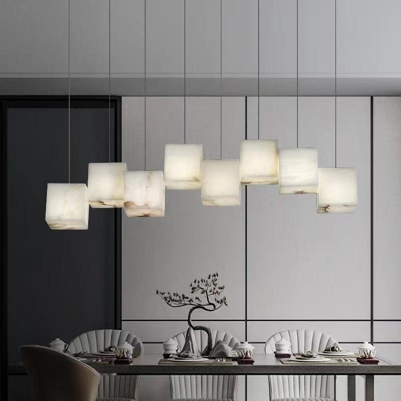 Alabaster Linear Bar Chandelier