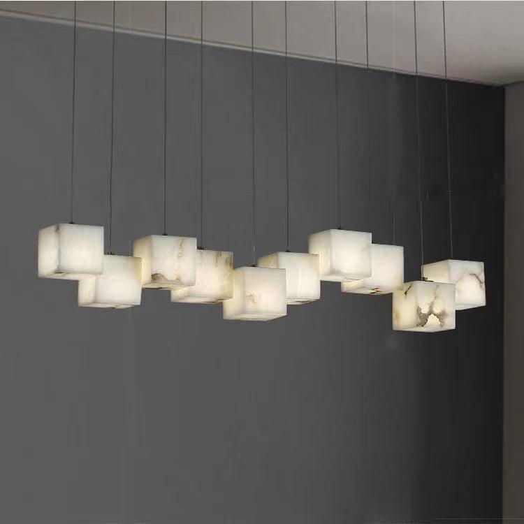 Alabaster Linear Bar Chandelier