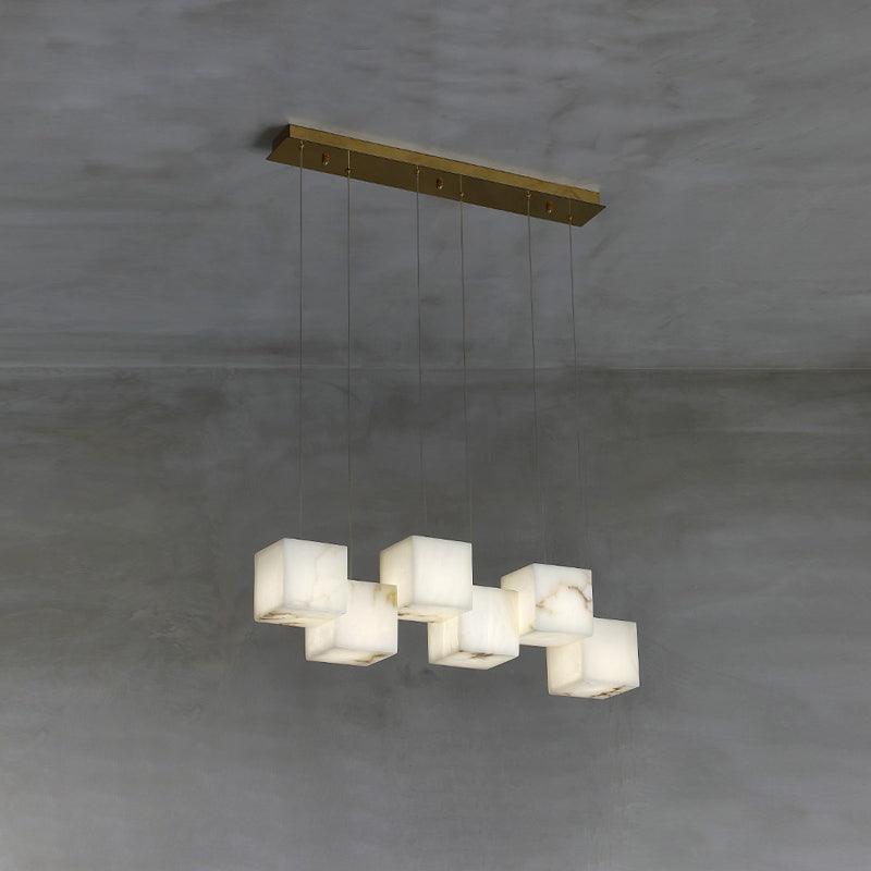 Alabaster Linear Bar Chandelier