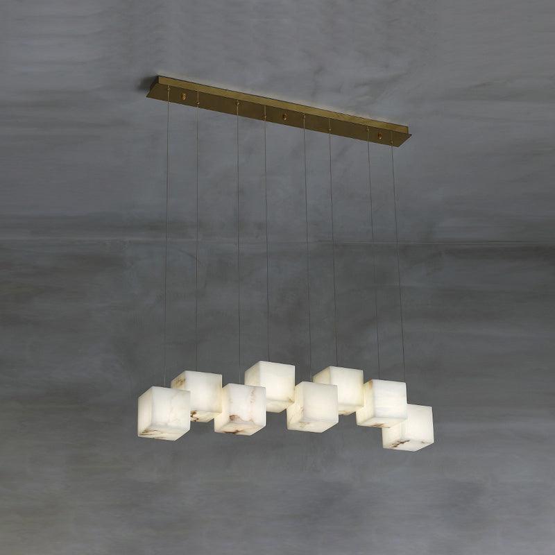 Alabaster Linear Bar Chandelier