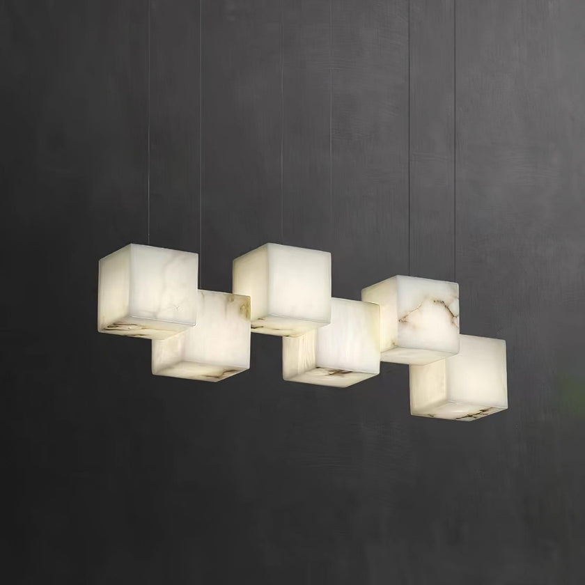 Alabaster Linear Bar Chandelier