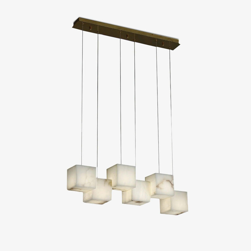 Alabaster Linear Bar Chandelier