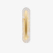 Alabaster Rounded Brass Wall Sconce
