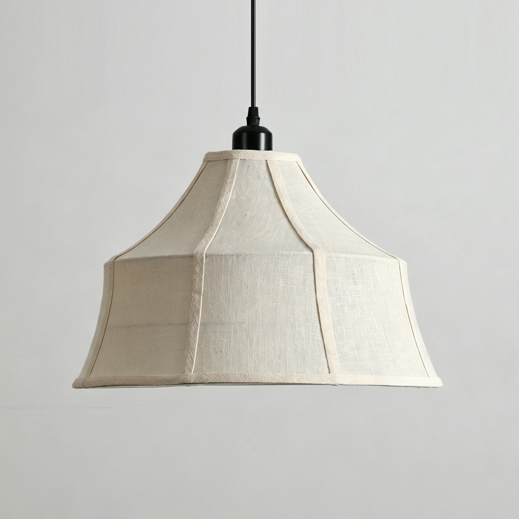 Calvrane Linen Bell Pendant Light