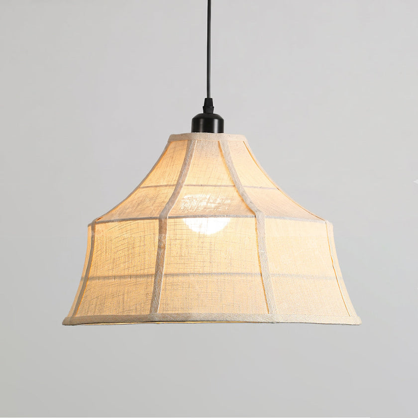 Calvrane Linen Bell Pendant Light