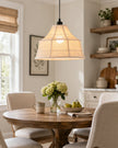 Calvrane Linen Bell Pendant Light