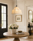 Calvrane Linen Bell Pendant Light