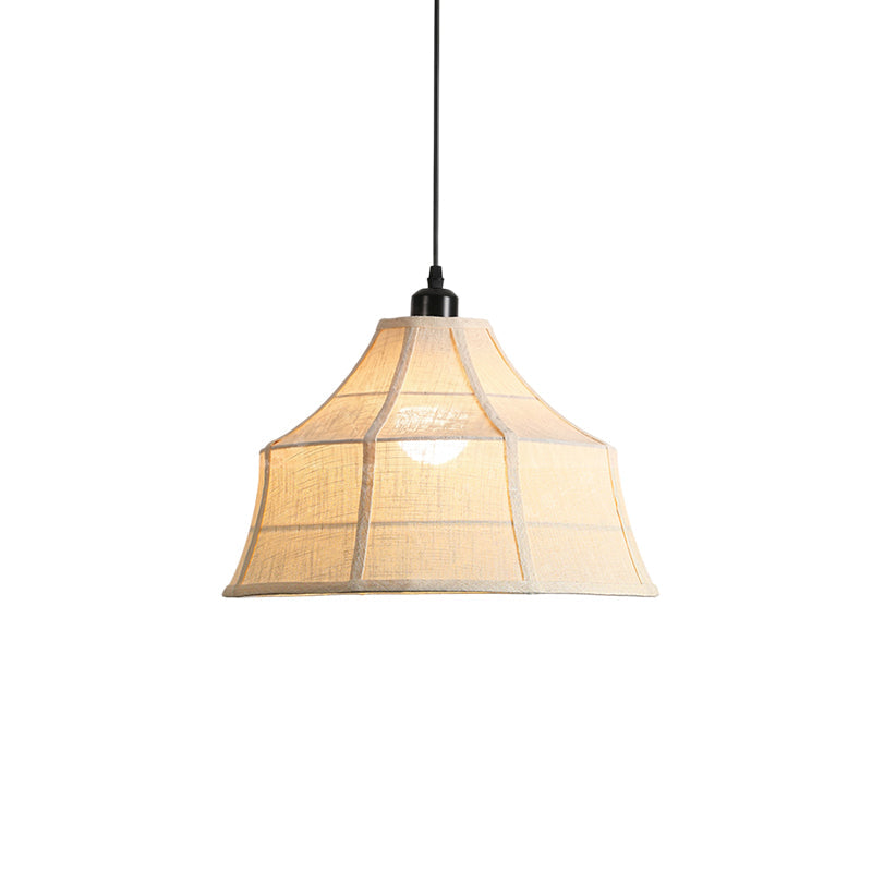Calvrane Linen Bell Pendant Light