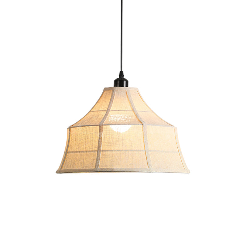 Calvrane Linen Bell Pendant Light