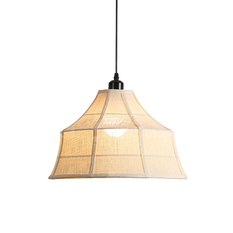 Calvrane Linen Bell Pendant Light