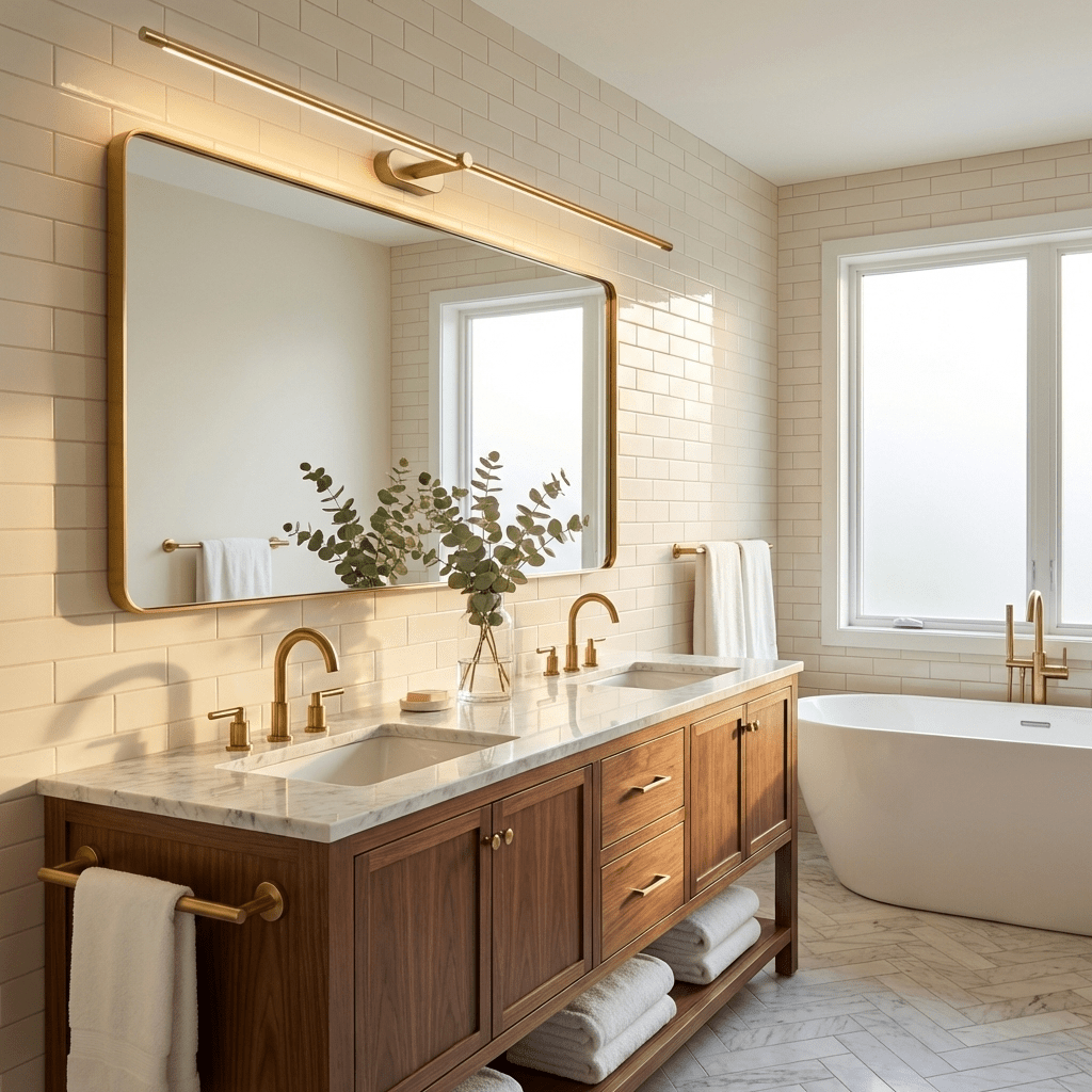 Aluminum Linear LED Vanity Wall Light